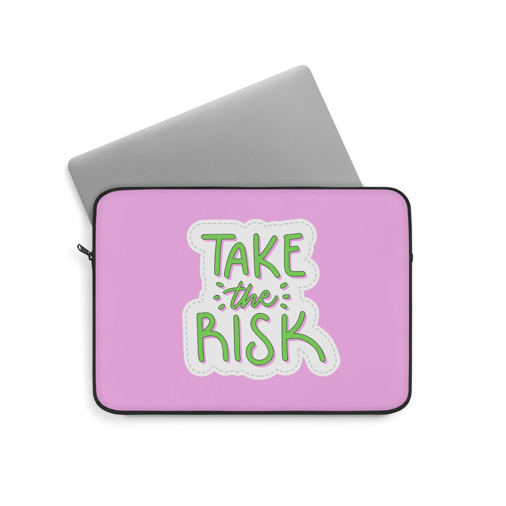"Take the Risk" Laptop Sleeve