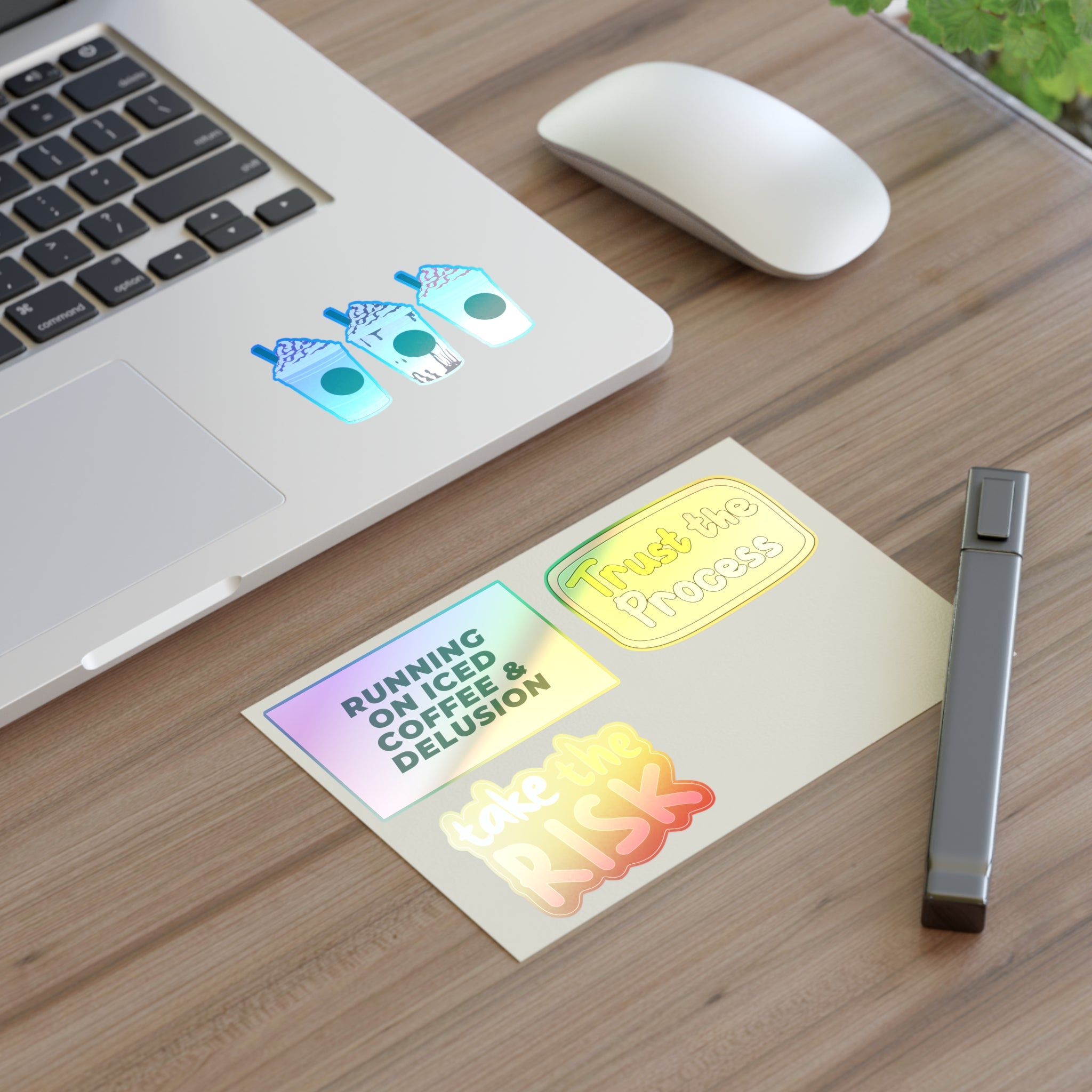 Motivational Coffee & Frappuccino Sticker Sheet